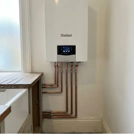 Vaillant boiler installed by Super Efficient in Finsbury Park, London