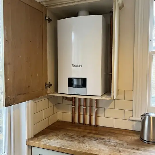 Vaillant boiler installed by Super Efficient in Whitechapel, London